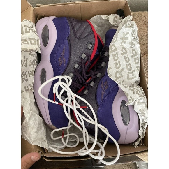 COPY - REEBOK ALLEN IVERSON MID GHOST OF CHRISTMAS #V61429 MEN'S SIZE 10.5 - Picture 2 of 11